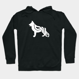 German Shepherd Love (White) Hoodie